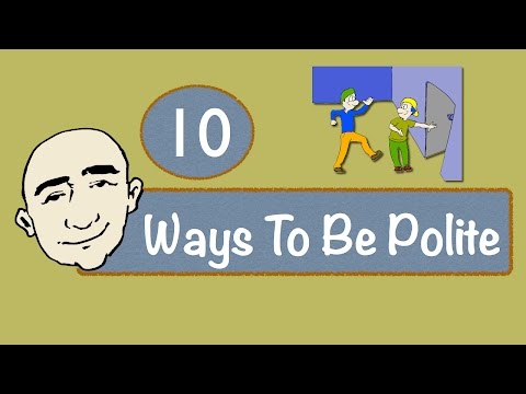 10 Ways To Be Polite | English Speaking Practice | ESL | EFL