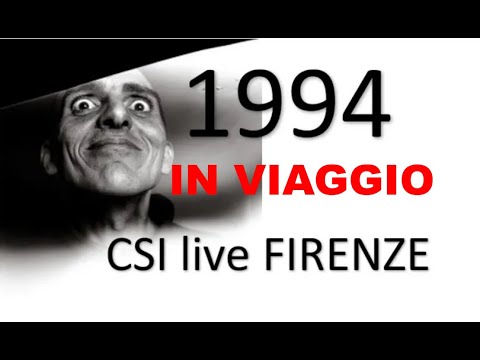 05 CSI IN VIAGGIO LIVE Palasport FIRENZE 1994 audio mixer CAM PAL