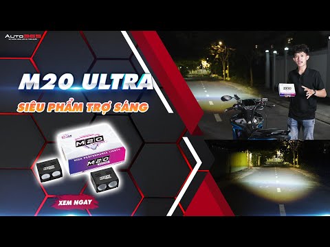 Review đèn trợ sáng Titan Moto M20 Ultra (6+6 chip LED)
