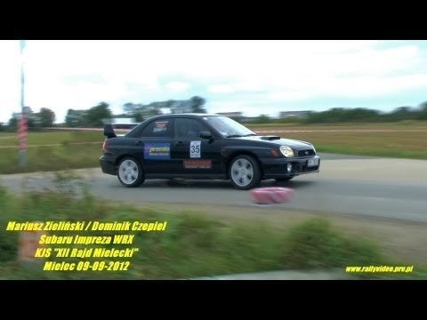 Mariusz Zieliński / D. Czepiel - Subaru Impreza WRX - KJS XII Rajd Mielecki - Mielec 09-09-2012