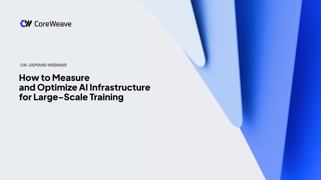 How to Measure and Optimize AI Infrastructure for Large-Scale Training