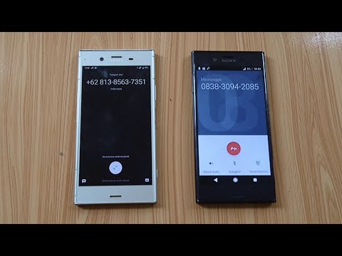 SONY XZ & SONY XZ1 incoming call & outgoing call