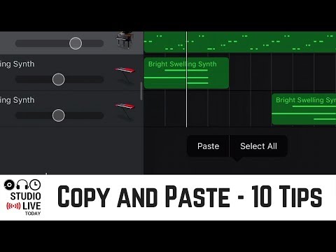 Copying audio between projects in GarageBand iOS (iPhone/iPad)