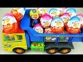 Kinder Joy Surprise Eggs And Truck Toys