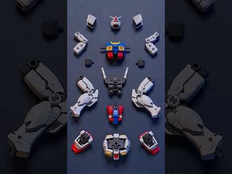 Gundam RX-78-2 Model Kit Asmr Speed build ガンダム #asmr #satisfying #relaxing #amazing #modelkit #ガンダム