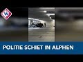 Politie Alphen lost waarschuwingsschoten bij aanhouding