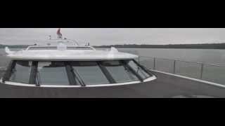 preview picture of video 'From Belgrade to Iron Gate (Djerdap) by yacht'