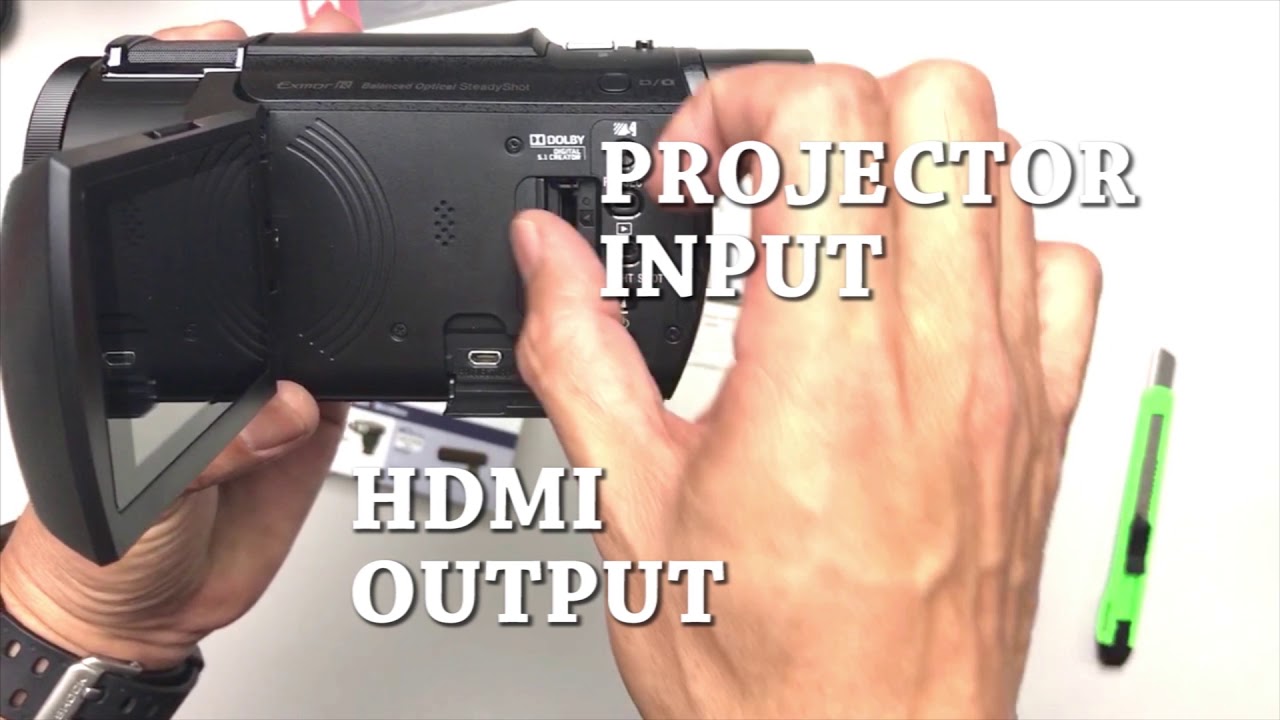 SONY FDR-AXP55 4K Handycam Unboxing & Quick Review