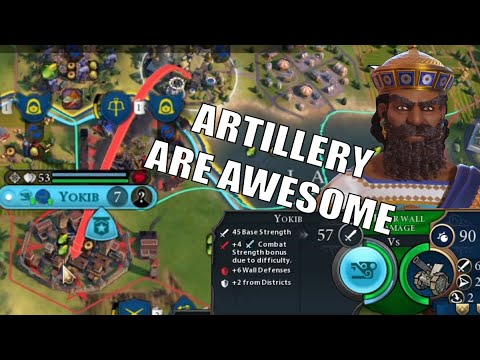 Rushing Powerful Artillery With Babylon Is Super Fun!!! #3 Deity Babylon (FP Civ 6)