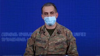 The briefing of the representative of Artsakh Defense Army Suren Sarumyan | LIVE
