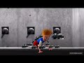 Lewis Screaming When The Blobs Pin Him Down