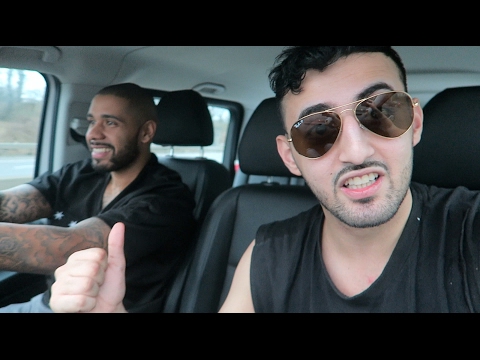 RACING ON THE MOTORWAY!! (UK TOUR VLOG #1)