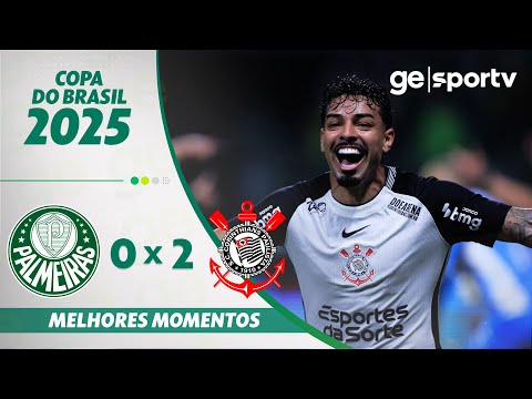 Gols e lances de Palmeiras x Corinthians