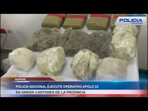 Policía ejecutó operaciones contra estructura criminales en la subzona guayas