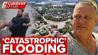 Dramatic flood scenes captured as storm heads towards Sydney | A Current Affair