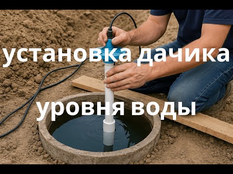Устанавливаем датчик уровня воды в цистерне