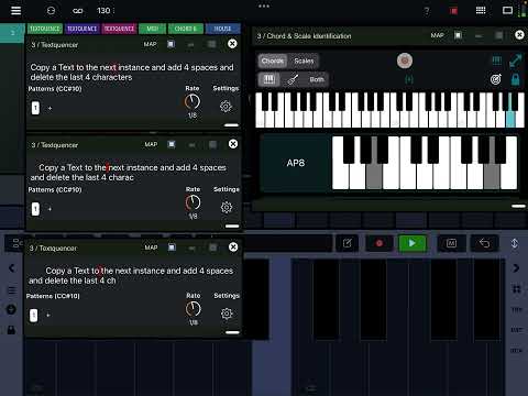 Textquencer multiple playheads