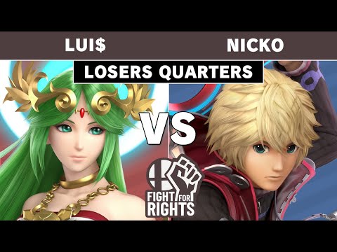 Fight for Rights West Coast - Lui$ (Palutena) Vs Nicko (Shulk) Losers Quarters - Smash Ultimate