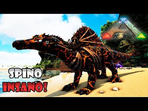 DOMAMOS UM CONFLAGRANT SPINO!! - ARK SURVIVAL EVOLVED: PUGNACIA DINOS T2 #09◄BaconsExtreme►