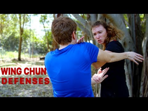 Wing Chun Push and Hair Grab Defenses | Core JKD Wing Chun Battle Blast Techniques