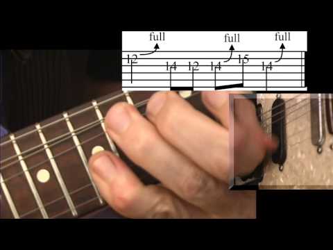 String Bend Blues Guitar Lick 7