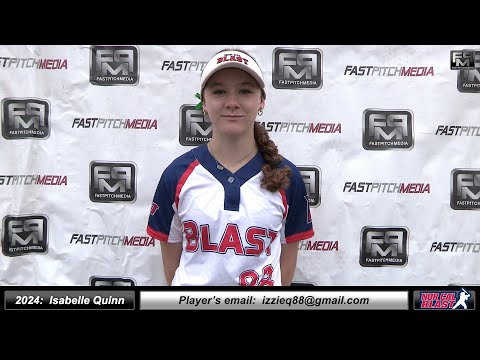 2024 Isabelle "Izzie" Quinn 4.0 GPA (weighted) Outfielder Softball Player Skills Video Norcal Blast