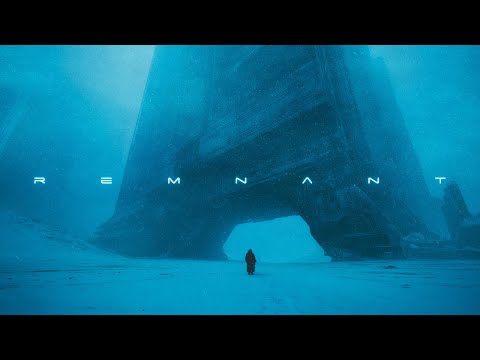 REMNANT: Snowy Cyberpunk Ambience | Atmospheric Blade Runner Ambient Music for Focus & Sleep | 4K