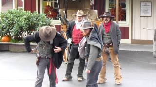 preview picture of video 'Tweetsie Railroad's Cowboy's on Main Street Last Day of 2012 Season 10-28-12'