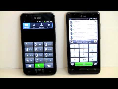 Samsung Galaxy S II Skyrocket v. HTC Vivid Smackdown Comparison