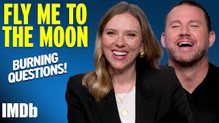 Can Channing Tatum SING Scarlett Johansson Finds Out!  | Fly Me to the Moon | IMDb