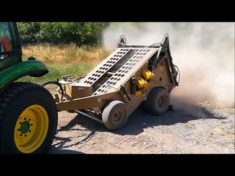 Horse arena maintenance | Cherrington 440 XL | BeachTech beach cleaner
