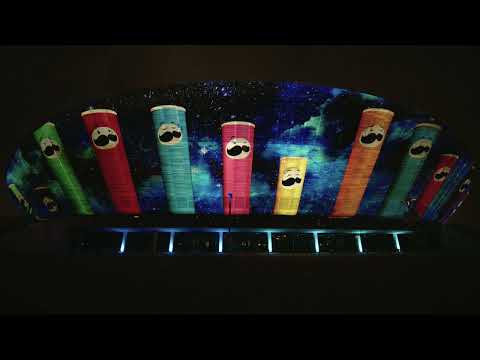 Mind Popping Light Show At London Velodrome