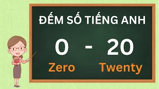 Học Số Đếm Tiếng Anh Cho Trẻ Em Từ 0 Đến 20 | Từ Vựng Tiếng Anh Về Số Đếm Cho Trẻ