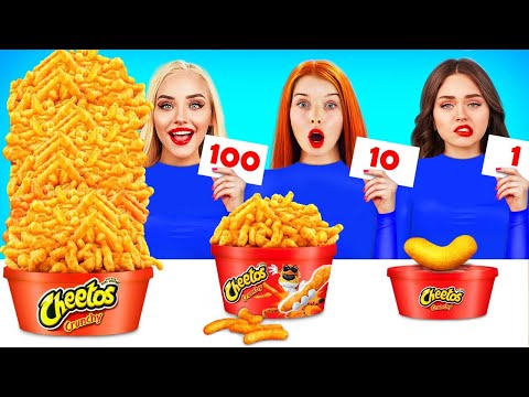 Desafio Alimentar: 100 Camadas | Situações Engraçadas Com Comida por RATATA POWER