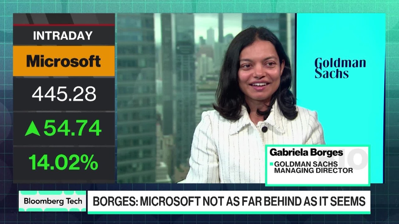 Microsoft's AI Story Is Still Being Discovered, Says Goldman - Bloomberg Technology