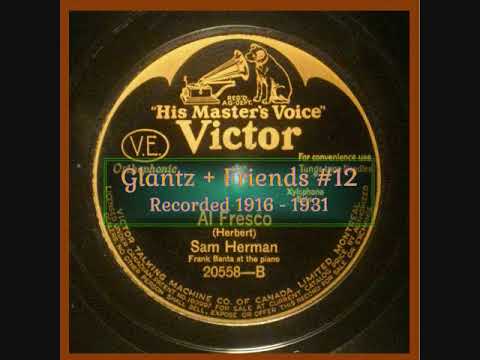 Al Fresco Sam Herman Xylophone Frank Banta-p 1927