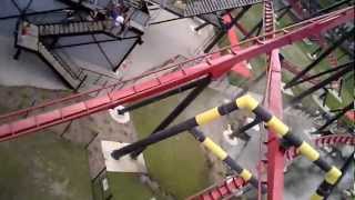 preview picture of video 'X Flight Roller Coaster - Six Flags Great America - Gurnee, IL'