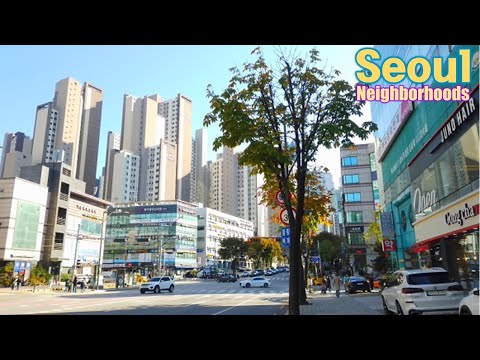 Viagem à cidade de Seul - caminhada em Banpo 4-dong, passeio a pé [Seocho-gu 3] Este é um lugar em Seul para se refrescar e dar um passeio na linha LAN [4K] 3(3)-7