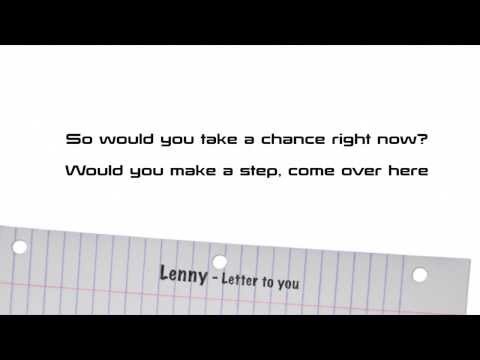 Lenny - Letter to you (lyrics)