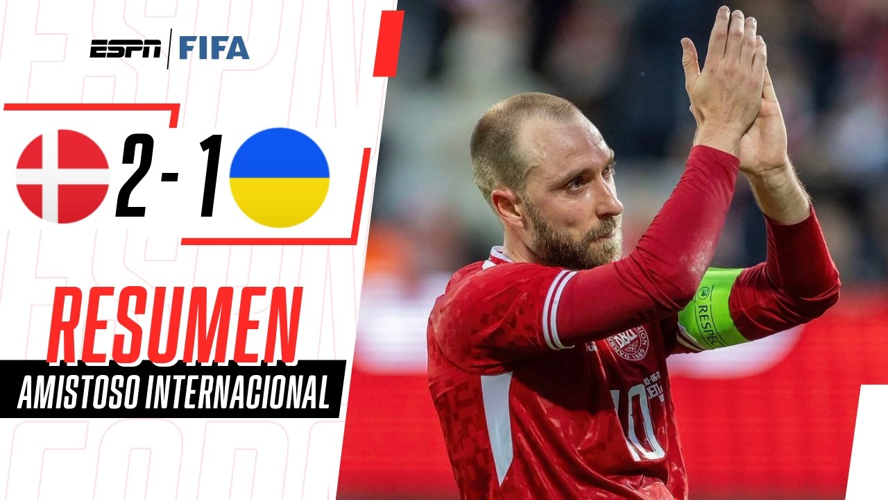 ERIKSEN TRAS DESPLOMARSE SE ENCUENTRA BIEN Y CONSCIENTE | Dinamarca 2-1 Ucrania | RESUMEN