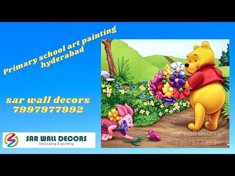 Asian paints smooth pre primary school wall painting for kid...
