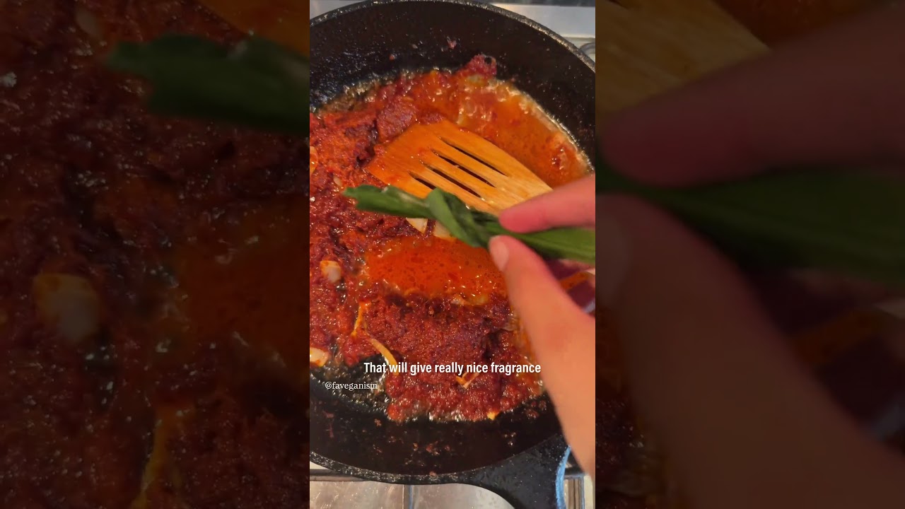 How to make tofu sambal 🌶️🥘  #proveg  #veganrecipes