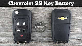 2014 - 2017 CHEVY SS Remote Key Fob Battery Replacement - How To DIY Change Replace Batteries