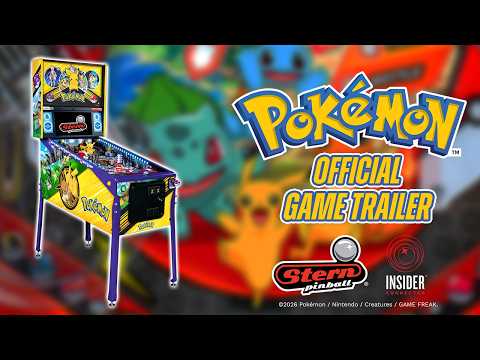 «Máquina de Pinball de Pokémon Revelada Oficialmente por Stern Pinball, Ya Disponible»