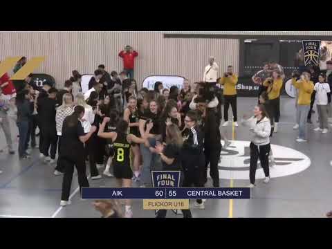 Publiken stormar planen när AIK vinner SM-guld! 🏆 | USM Final Four 2023