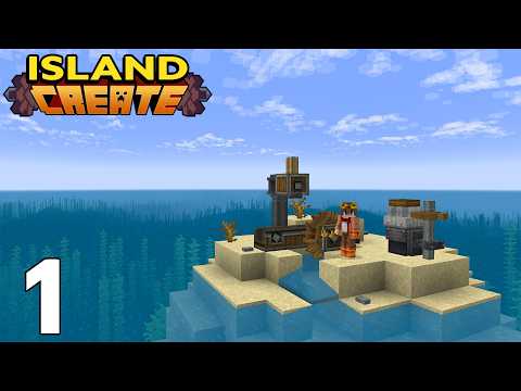 Minecraft Create, But I'm STUCK on an ISLAND (#1)