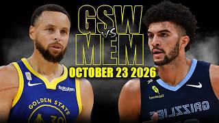 Golden State Warriors vs Memphis Grizzlies