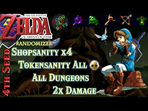 Zelda Ocarina of Time Randomizer: Double Damage, Shopsanity, Tokensanity