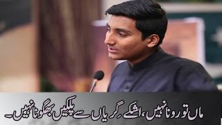 Maa Tu Rona Nahe, Ashk-e-Giryaan say Palkain Bhigona Nahe