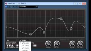Video thumbnail for TAL Filter 2 by Togu Audio Line by UPROAR 24